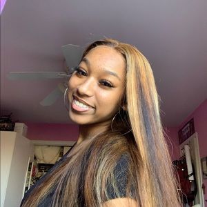 22” human hair lace front wig